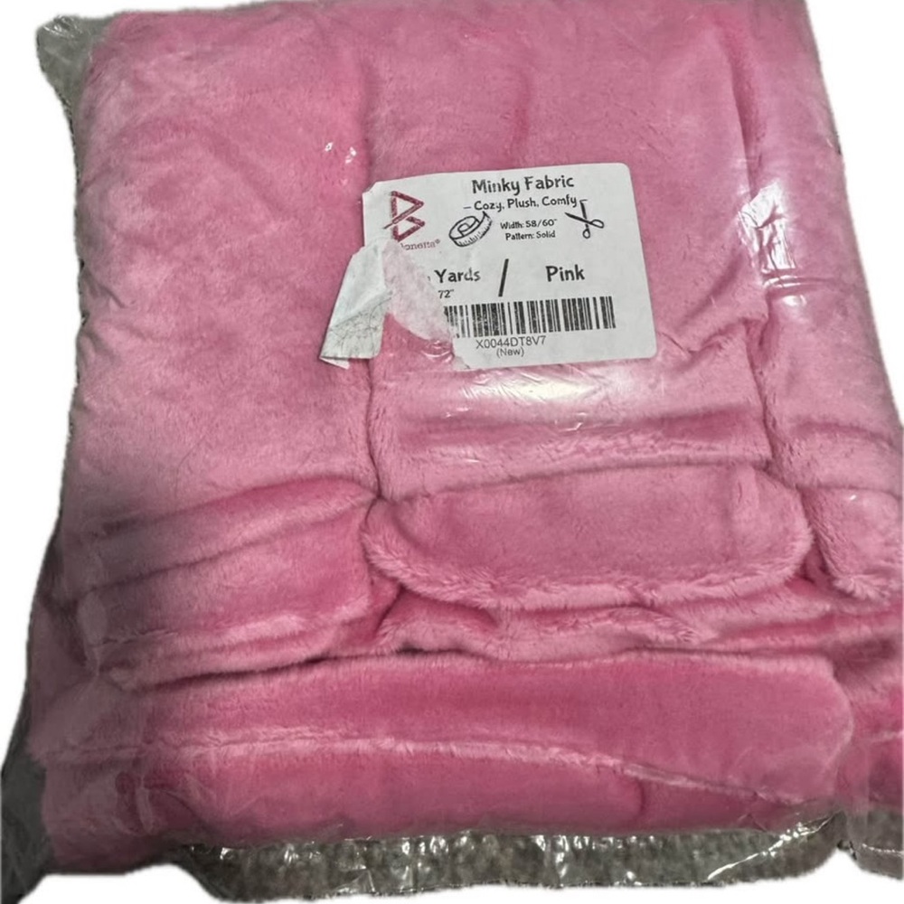 Pink Minky Fabric